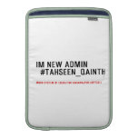Im new Admin   #Tahseen_Qainth   MacBook Air sleeves