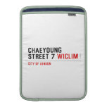 Chaeyoung Street 7  MacBook Air sleeves