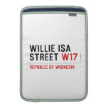 willie isa Street  MacBook Air sleeves