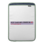 Keep Calm And Leondre On  MacBook Air sleeves