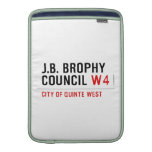 J.B. BROPHY COUNCIL  MacBook Air sleeves