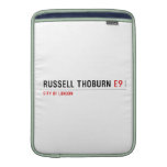 Russell Thoburn  MacBook Air sleeves