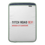 TITCH ROAD  MacBook Air sleeves