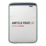 Anfield road  MacBook Air sleeves