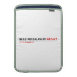 barıs köksalanlar  MacBook Air sleeves