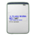 jl.telaga warna no.2  MacBook Air sleeves