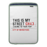 This is my  street  MacBook Air sleeves