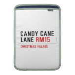 Candy Cane Lane  MacBook Air sleeves
