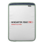 WINCANTON ROAD  MacBook Air sleeves