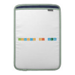 Lorenzo sei scemo  MacBook Air sleeves