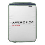 Lawrences CLose  MacBook Air sleeves