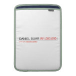 DANIEL BUAR  MacBook Air sleeves