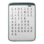 ABCDEFGH
 IJKLMNDO
 PQRSTUV
 WXYZM 
 NC ARATAS
 BEBACACLCECU
 ESFRGAGEINLILA
 MONINOPARARUSE
 SITA
   MacBook Air sleeves