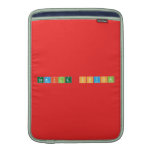 Cemile SOYSAL  MacBook Air sleeves