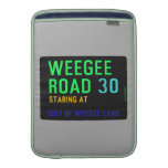 Weegee Road  MacBook Air sleeves