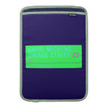 Capri Mickens  Swagg Street  MacBook Air sleeves