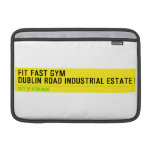 FIT FAST GYM Dublin road industrial estate  MacBook Air Sleeves (landscape)