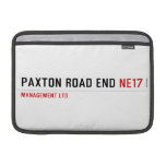 PAXTON ROAD END  MacBook Air Sleeves (landscape)