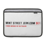 mint street jerk.com  MacBook Air Sleeves (landscape)