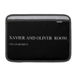 Xavier and Oliver   MacBook Air Sleeves (landscape)