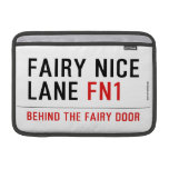 Fairy Nice  Lane  MacBook Air Sleeves (landscape)