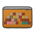 Happy 
 Periodic 
 Table Day
 Fellow Nerds  MacBook Air Sleeves (landscape)