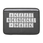 Happy
 Birthday 
 Joshua 
   MacBook Air Sleeves (landscape)