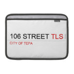 106 STREET  MacBook Air Sleeves (landscape)