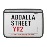 Abdalla  street   MacBook Air Sleeves (landscape)