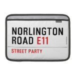 NORLINGTON  ROAD  MacBook Air Sleeves (landscape)