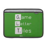 Game
 Letter
 Tiles  MacBook Air Sleeves (landscape)