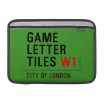 Game Letter Tiles  MacBook Air Sleeves (landscape)