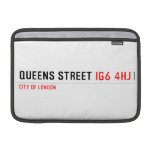 queens Street  MacBook Air Sleeves (landscape)
