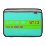 swagg dr:)  MacBook Air Sleeves (landscape)