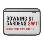 Downing St,  Gardens  MacBook Air Sleeves (landscape)