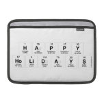 Happy
 Holidays  MacBook Air Sleeves (landscape)