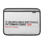  19 dulwich road scottsville  pietermaritzburg  MacBook Air Sleeves (landscape)