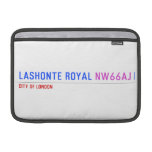 Lashonte royal  MacBook Air Sleeves (landscape)