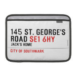 145 St. George's Road  MacBook Air Sleeves (landscape)