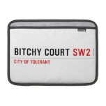 Bitchy court  MacBook Air Sleeves (landscape)
