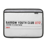 BARROW YOUTH CLUB  MacBook Air Sleeves (landscape)