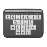 Periodic
 Table
 Writer
 Smart  MacBook Air Sleeves (landscape)