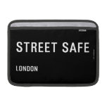 Street Safe  MacBook Air Sleeves (landscape)