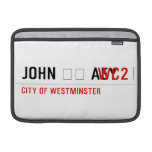 John ❤️ Aey  MacBook Air Sleeves (landscape)