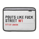 Pouts like fuck Street  MacBook Air Sleeves (landscape)