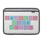 Periodic
 Table
 Writer  MacBook Air Sleeves (landscape)