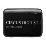 Circus High St.  MacBook Air Sleeves (landscape)