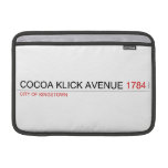 COCOA KLICK AVENUE  MacBook Air Sleeves (landscape)