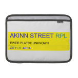 Akinn Street  MacBook Air Sleeves (landscape)