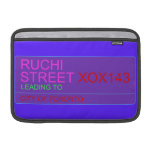 Ruchi Street  MacBook Air Sleeves (landscape)